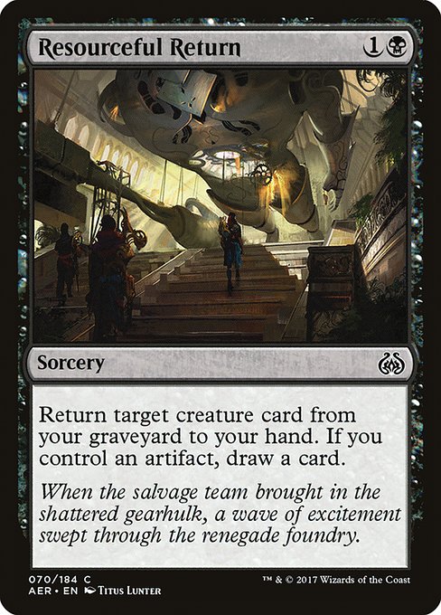 Resourceful Return - Aether Revolt #70
