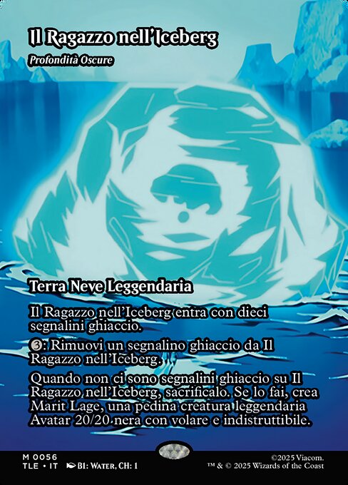 The Boy in the Iceberg - Dark Depths (Borderless) - Avatar: The Last Airbender Eternal #56