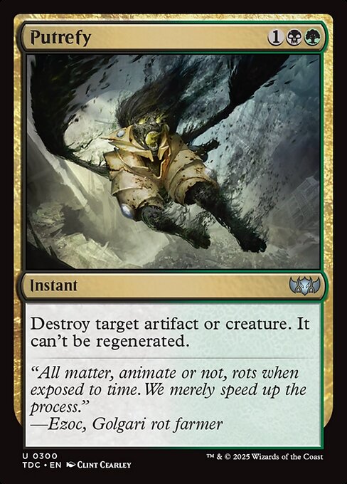 Putrefy - Tarkir: Dragonstorm Commander #300