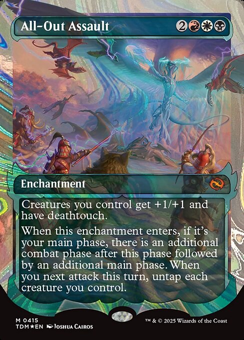 All-Out Assault (Showcase) (Halo Foil) - Tarkir: Dragonstorm #415