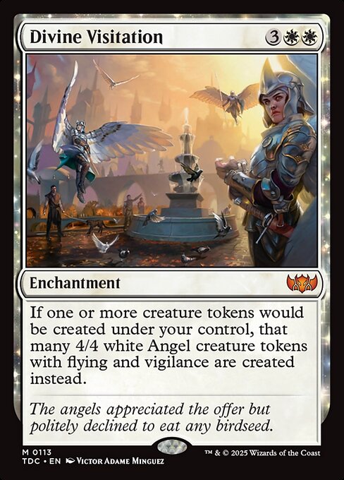 Divine Visitation - Tarkir: Dragonstorm Commander #113