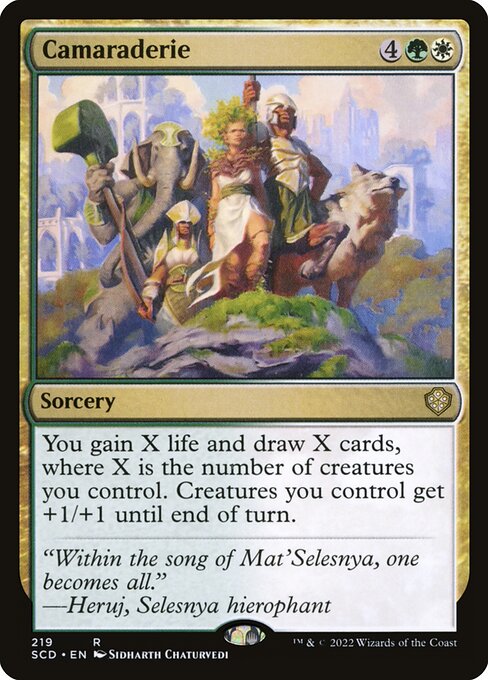 Camaraderie - Starter Commander Decks #219