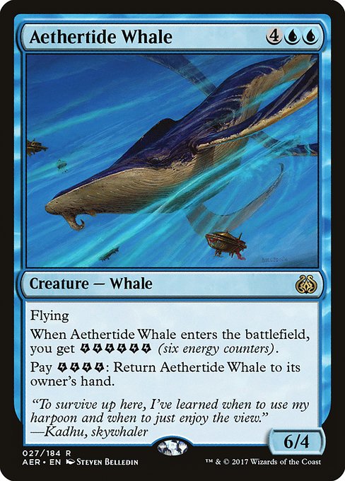 Aethertide Whale - Aether Revolt: - 27 - Near Mint
