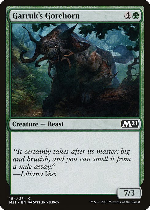 Garruk's Gorehorn - Core Set 2021 #184