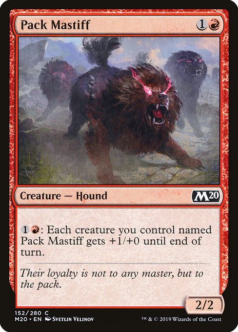 Pack Mastiff - Core Set 2020 #152