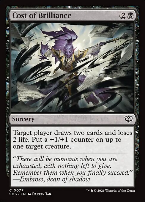 Cost of Brilliance - Secrets of Strixhaven #77