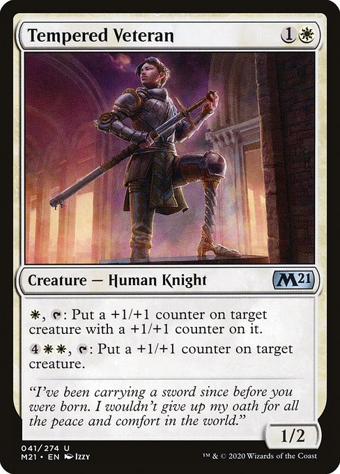 Tempered Veteran - Core Set 2021 #41
