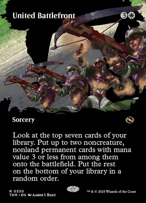 United Battlefront (Borderless) - Tarkir: Dragonstorm #330
