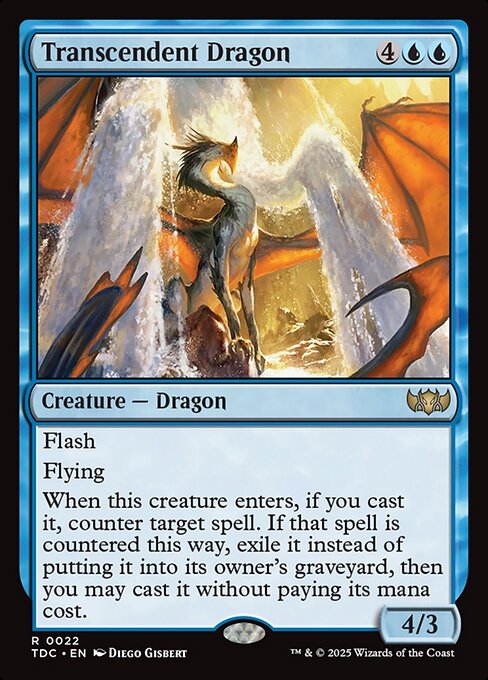 Transcendent Dragon - Tarkir: Dragonstorm Commander #22