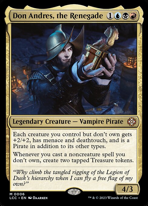 Don Andres, the Renegade - The Lost Caverns of Ixalan Commander #6