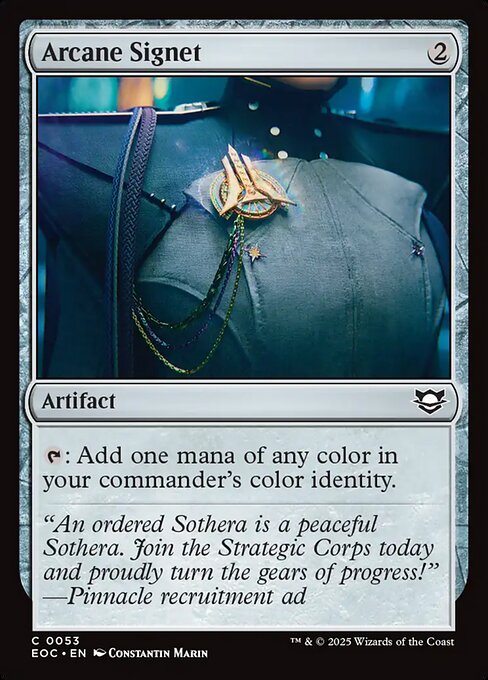 Arcane Signet - Commander: Edge of Eternities: - 53 - Near Mint