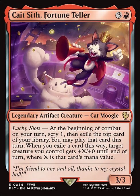 Cait Sith, Fortune Teller - Final Fantasy Commander #54