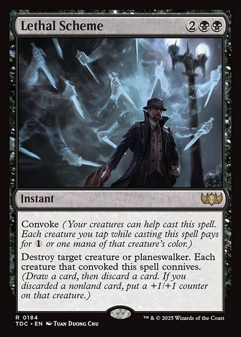 Lethal Scheme - Tarkir: Dragonstorm Commander #184