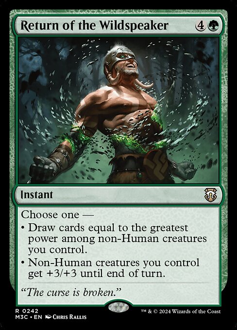 Return of the Wildspeaker - Modern Horizons 3 Commander #242