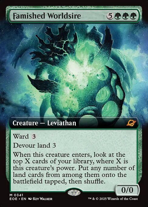 Famished Worldsire (Extended Art) - Edge of Eternities #341