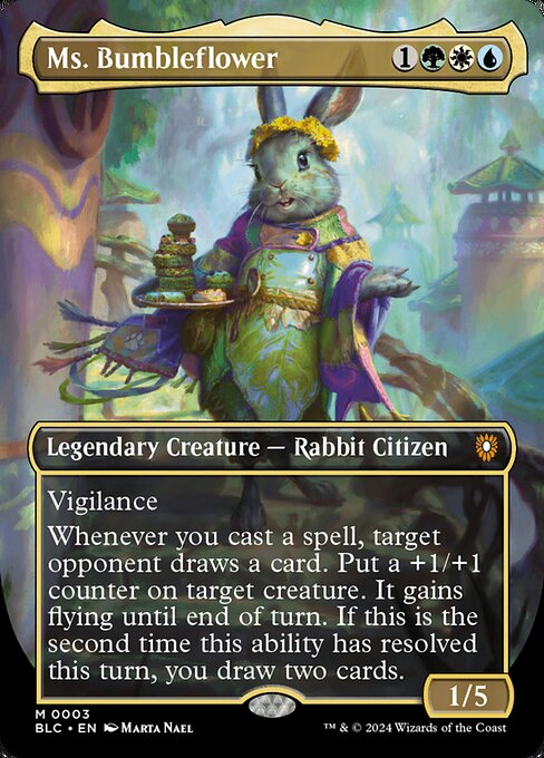 Ms. Bumbleflower (Borderless) - Bloomburrow Commander #3