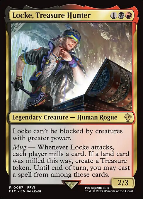 Locke, Treasure Hunter - Final Fantasy Commander #87