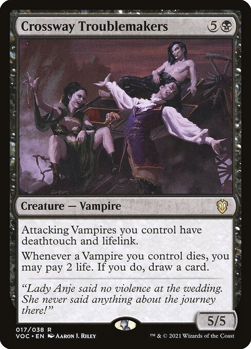 Crossway Troublemakers - Crimson Vow Commander #17