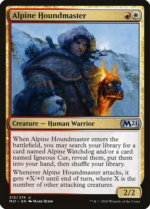 Alpine Houndmaster - Core Set 2021 #215