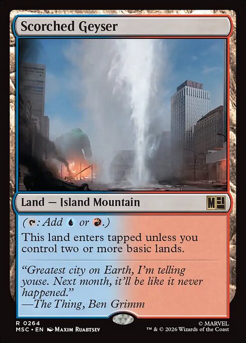 Scorched Geyser - Marvel Super Heroes Commander #264