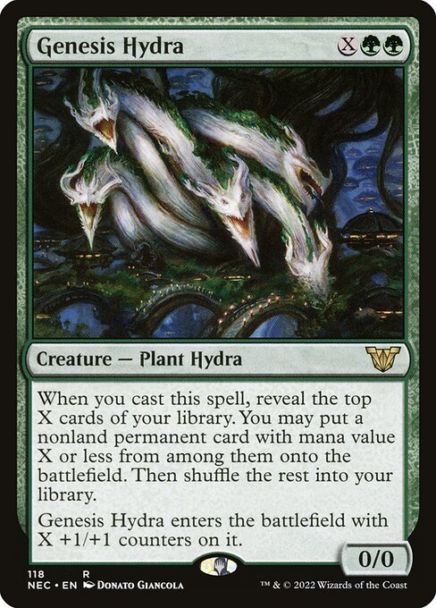 Genesis Hydra - Neon Dynasty Commander #118