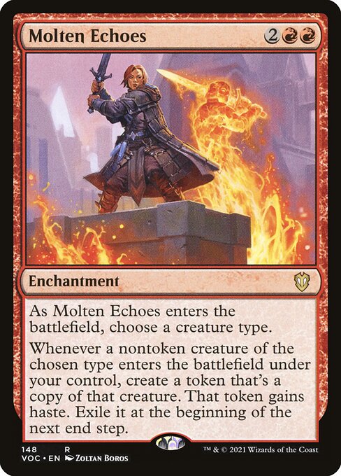 Molten Echoes - Crimson Vow Commander #148