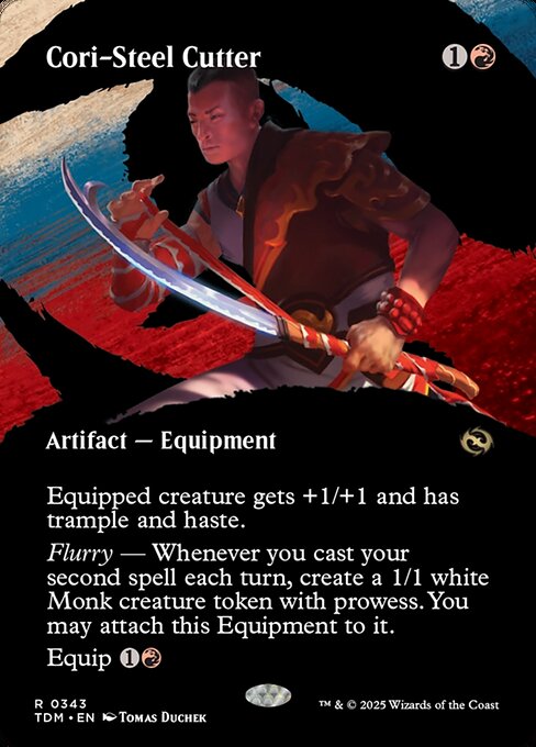 Cori-Steel Cutter (Borderless) - Tarkir: Dragonstorm #343