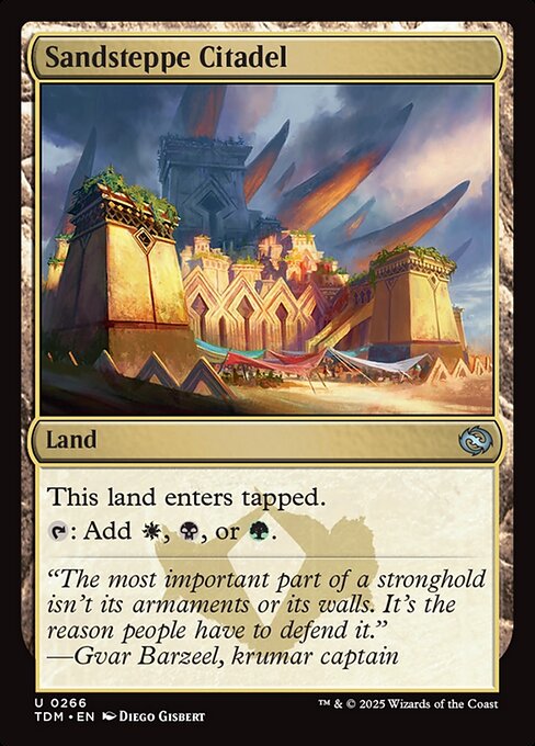 Sandsteppe Citadel - Tarkir: Dragonstorm #266