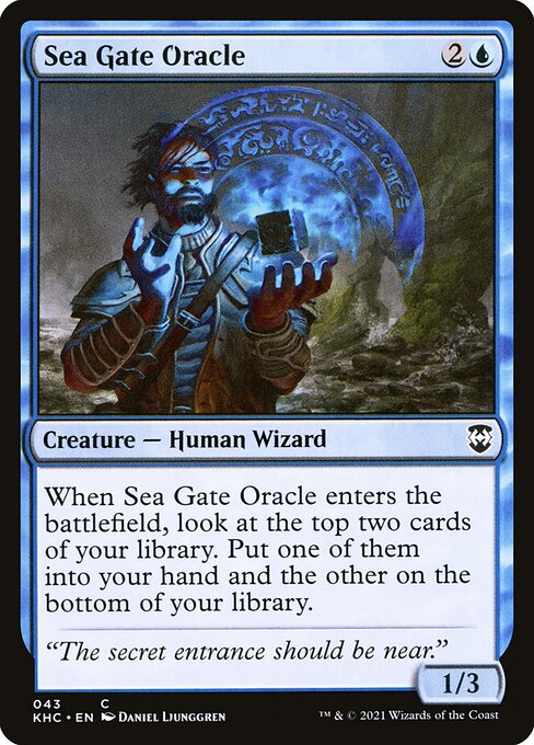Sea Gate Oracle - Kaldheim Commander #43