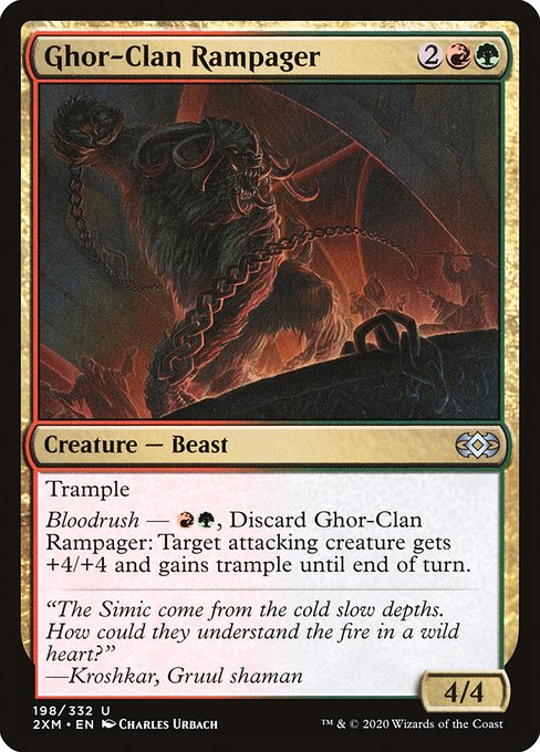 Ghor-Clan Rampager - Double Masters #198