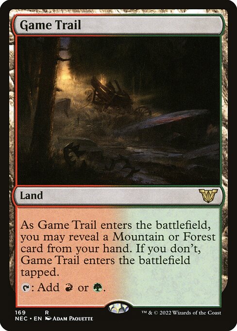 Game Trail - Neon Dynasty Commander #169