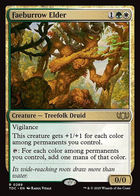 Faeburrow Elder - Tarkir: Dragonstorm Commander #289