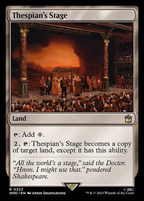 Thespian's Stage - Doctor Who #323