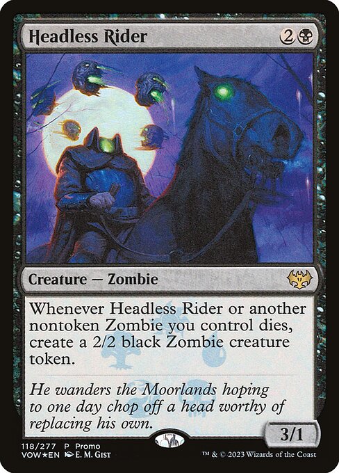 Headless Rider - Innistrad: Crimson Vow Promos #118★