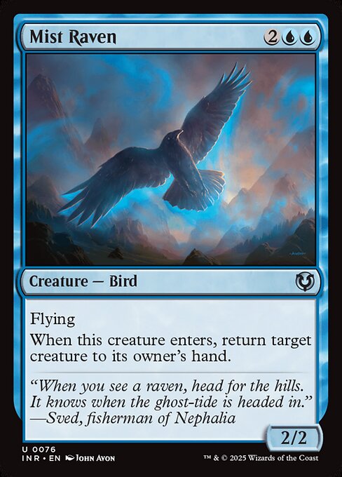 Mist Raven - Innistrad Remastered #76