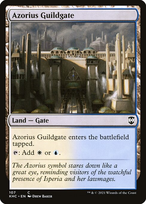 Azorius Guildgate - Kaldheim Commander #107