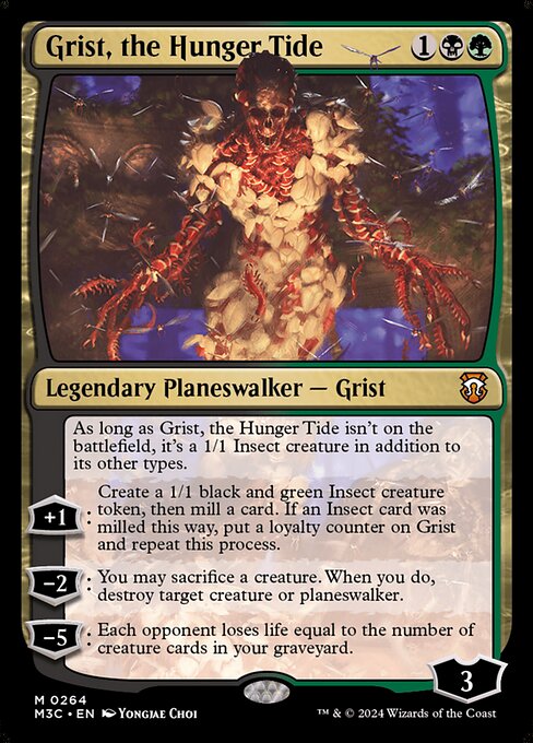 Grist, the Hunger Tide - Modern Horizons 3 Commander #264