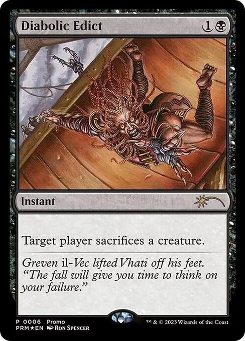 Diabolic Edict (Graphic Novel Insert) - Media and Collaboration Promos #2024-5