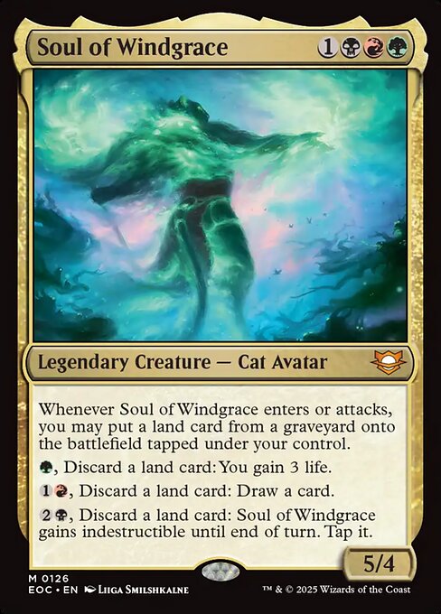 Soul of Windgrace - Edge of Eternities Commander #126