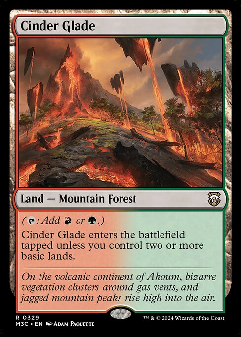 Cinder Glade - Modern Horizons 3 Commander #329
