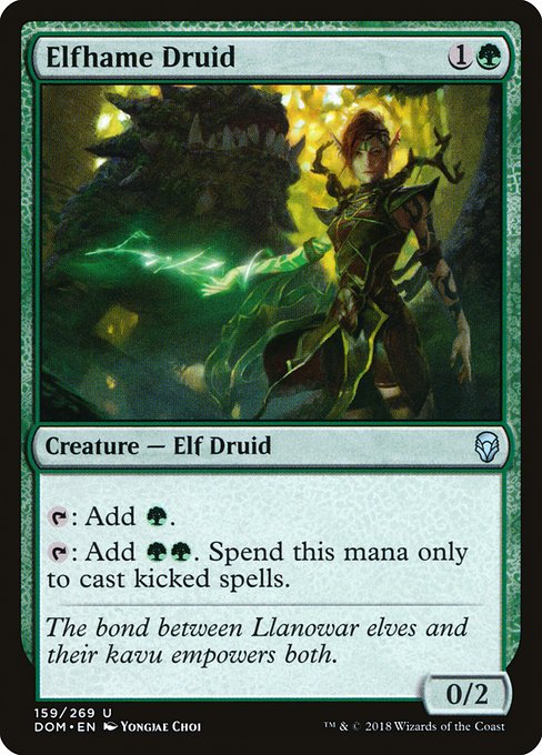 Elfhame Druid - Dominaria #159