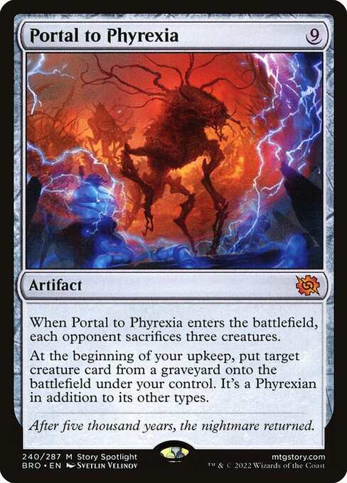 Portal to Phyrexia - The Brothers' War #240