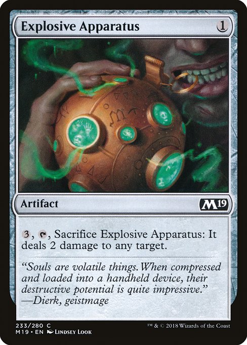 Explosive Apparatus - Core Set 2019 #233