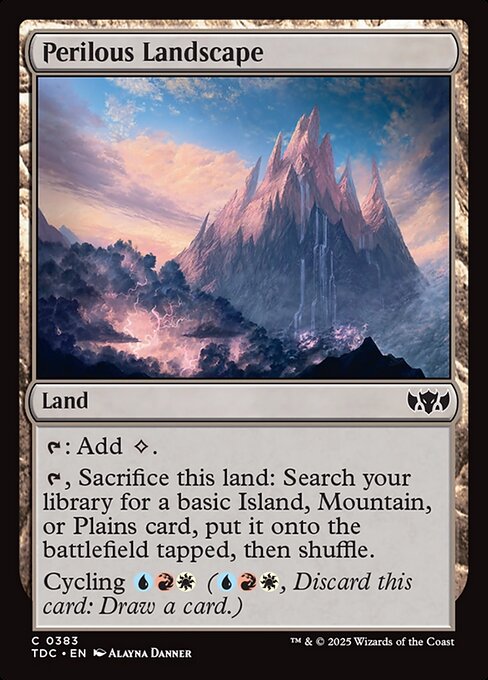 Perilous Landscape - Tarkir: Dragonstorm Commander #383