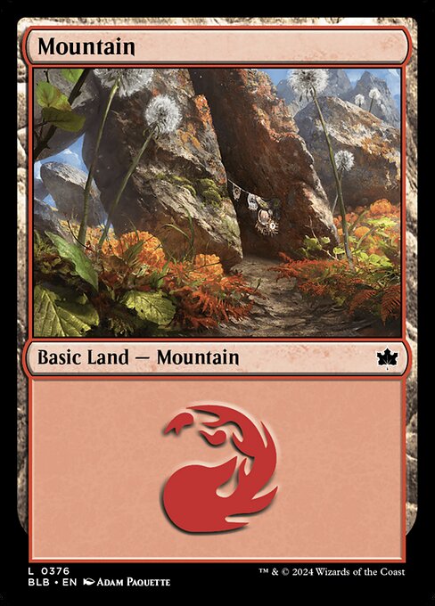 Mountain (0376) - Bloomburrow #376