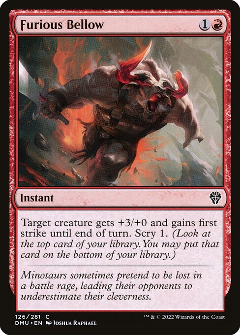 Furious Bellow - Dominaria United #126
