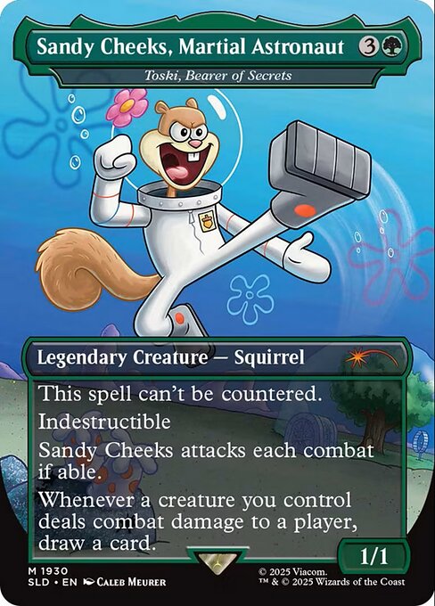 Sandy Cheeks, Martial Astronaut - Toski, Bearer of Secrets (Rainbow Foil) - Secret Lair Drop #1930