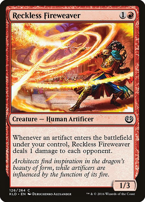Reckless Fireweaver - Kaladesh #126