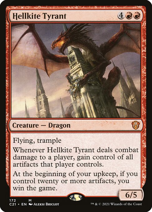 Hellkite Tyrant - Commander 2021 #172