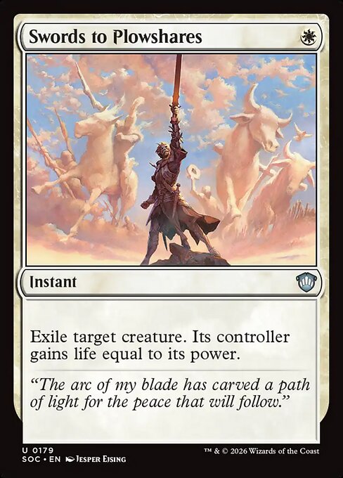 Swords to Plowshares - Secrets of Strixhaven Commander #179